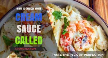 Discover the Name of Chicken's Classic White Cream Sauce