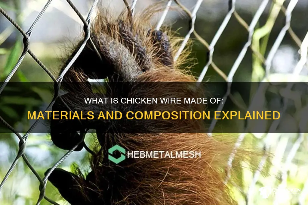 what is chicken wire made out of