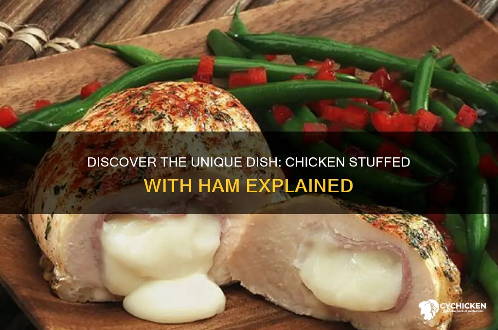 what is chicken with ham in the middle