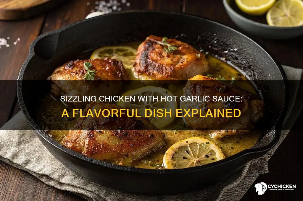 what is chicken with hot garlic sauce