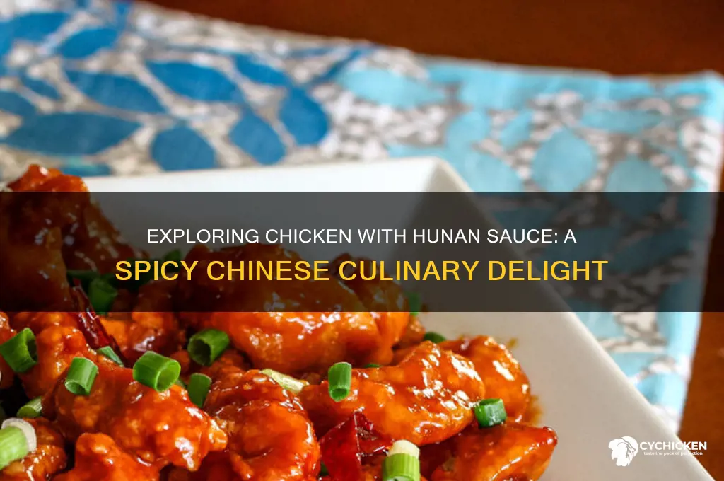 what is chicken with hunan sauce