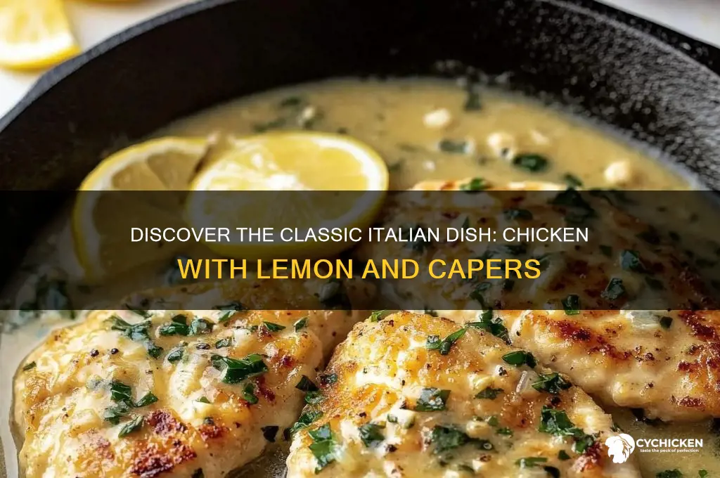 what is chicken with lemon and capers called