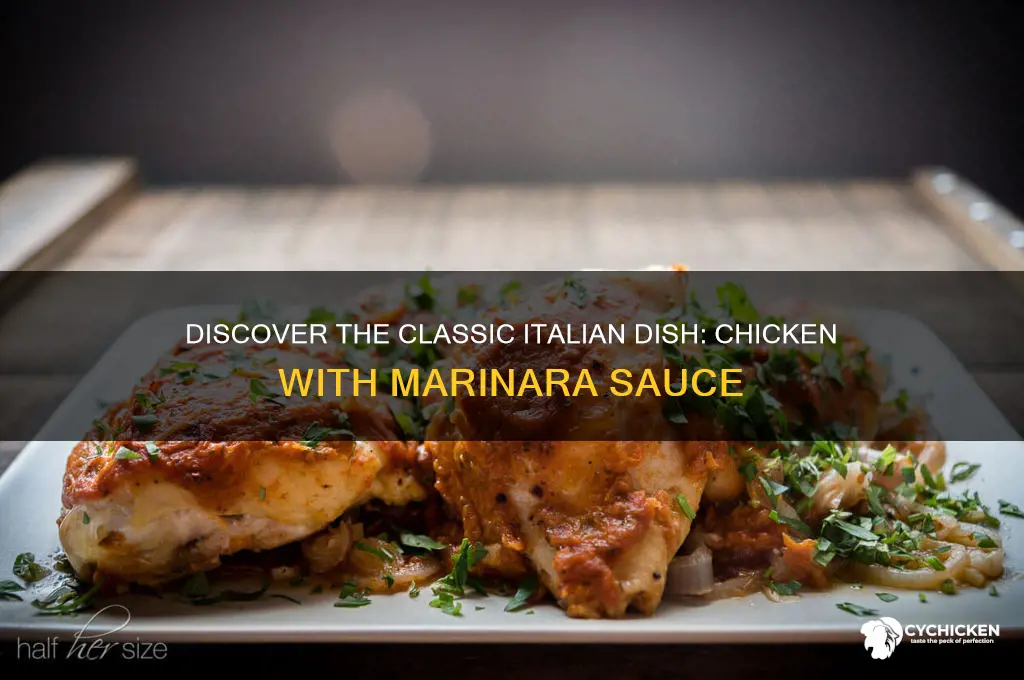 what is chicken with marinara sauce called