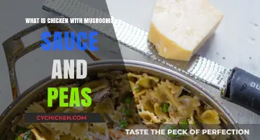 Creamy Chicken with Mushrooms and Peas: A Classic Comfort Food Recipe