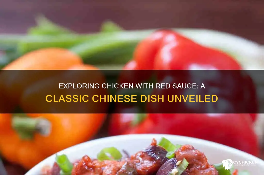 what is chicken with red sauce chinese