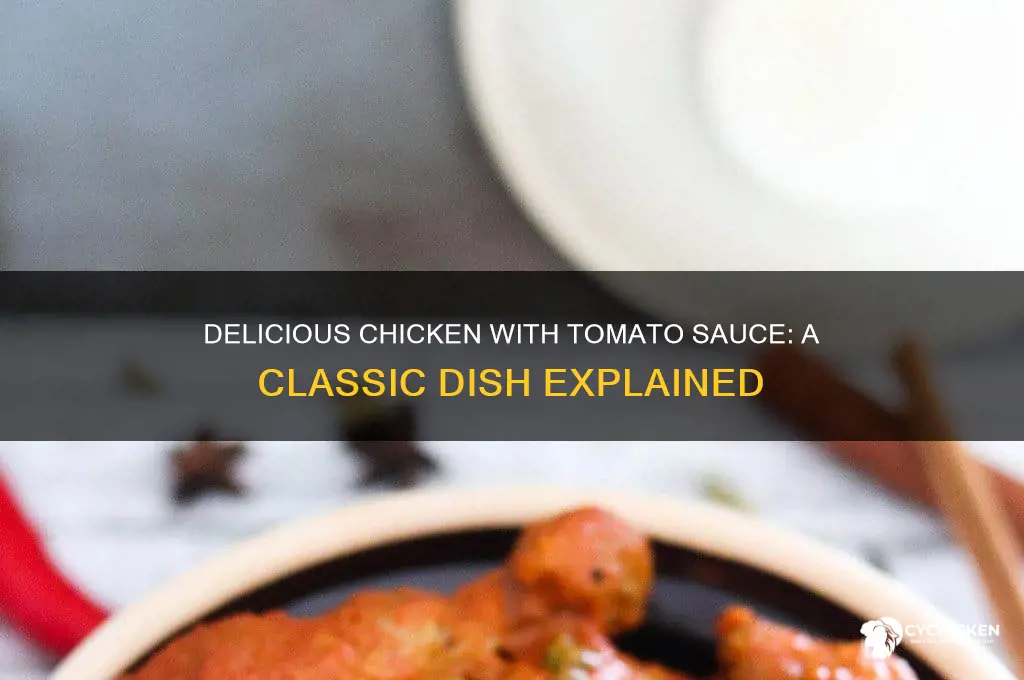 what is chicken with tomato sauce