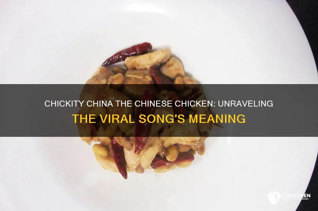 what is chickity china the chinese chicken