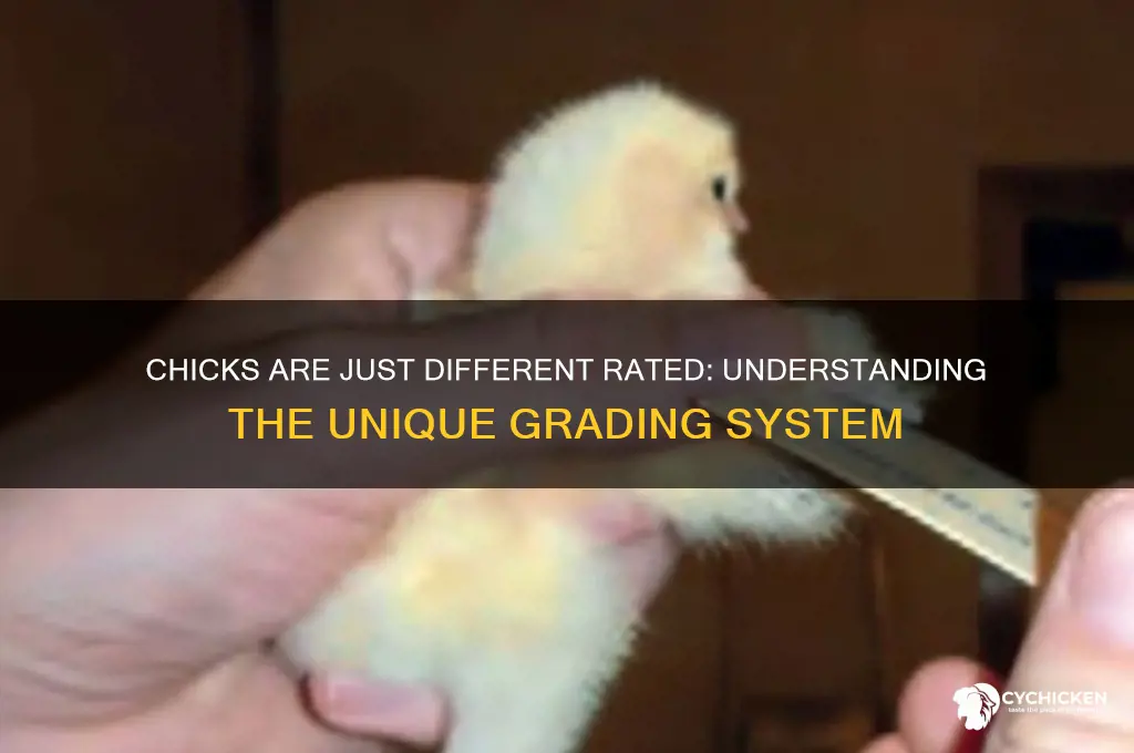 what is chicks are just different rated