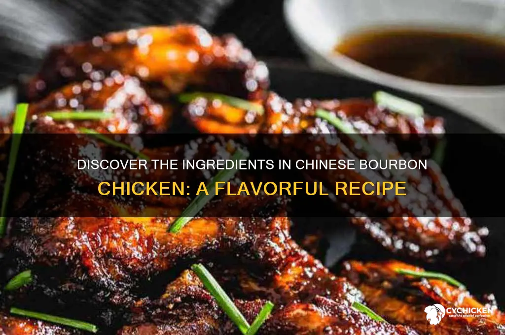 what is chinese bourbon chicken made of