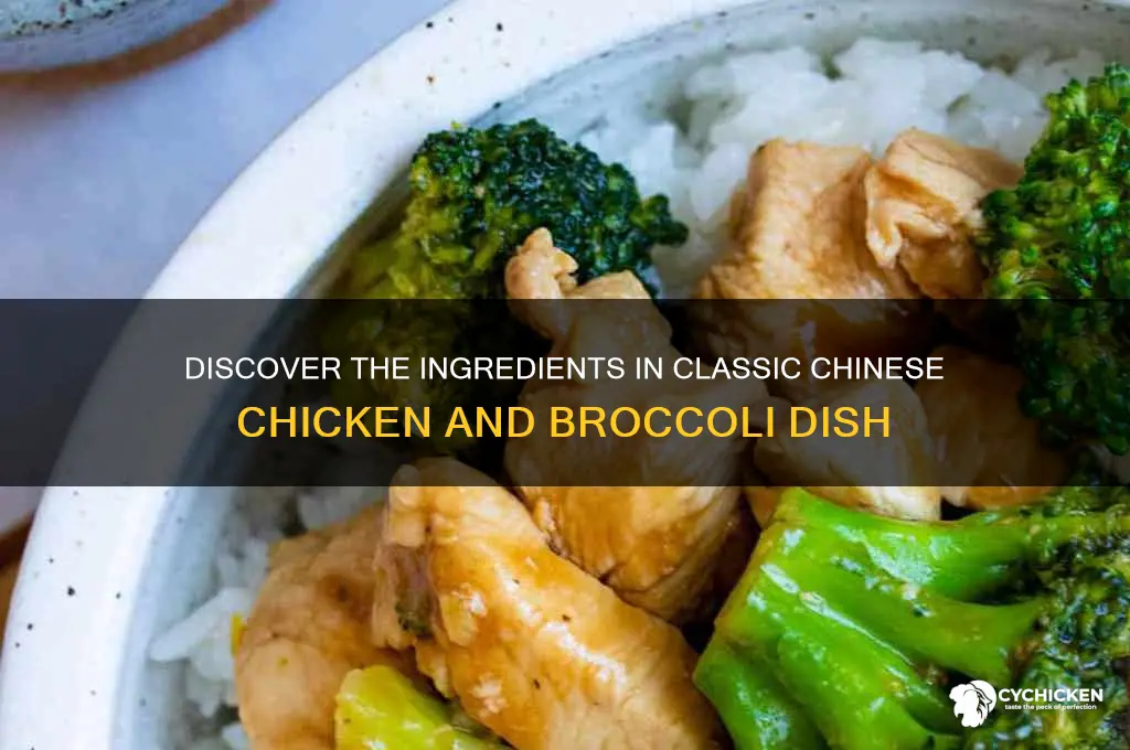 what is chinese chicken and broccoli made of