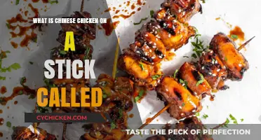 Discover the Name: Chinese Chicken on a Stick Delicacy Explained
