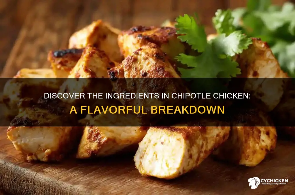 what is chipotle chicken made out of