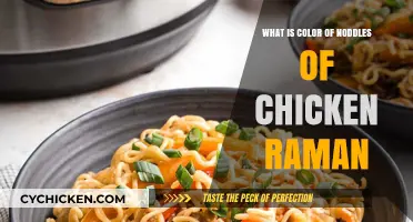 Exploring the Authentic Color of Noodles in Chicken Ramen