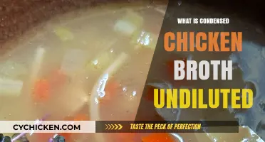 Exploring the Richness of Undiluted Condensed Chicken Broth