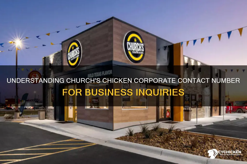 what is corporate number for church