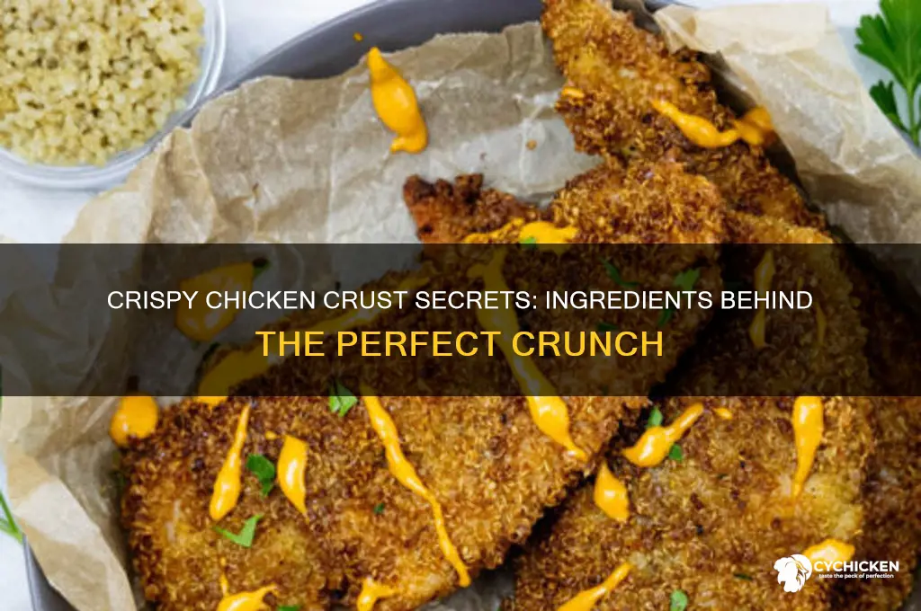 what is crispy chicken crust made fro0m