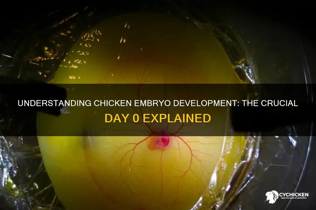 what is day 0 for chicken embryos