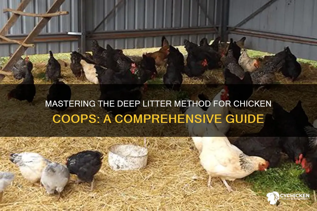 what is deep litter method for chicken ccop