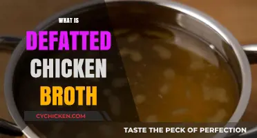 Exploring the Essence: What is Defatted Chicken Broth?