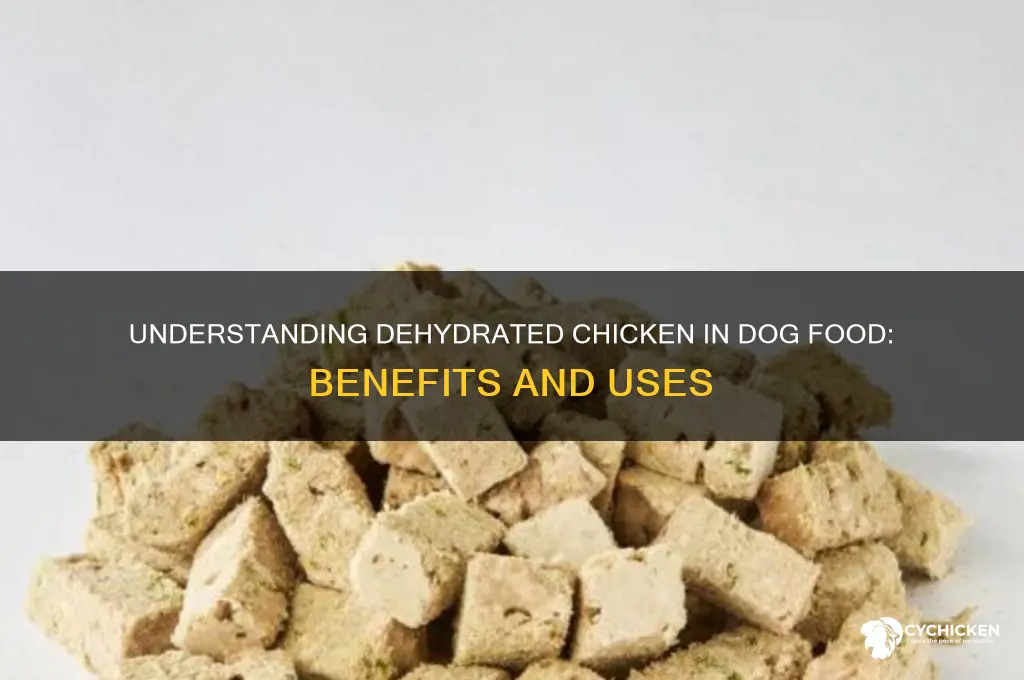 what is dehydrated chicken in dog food