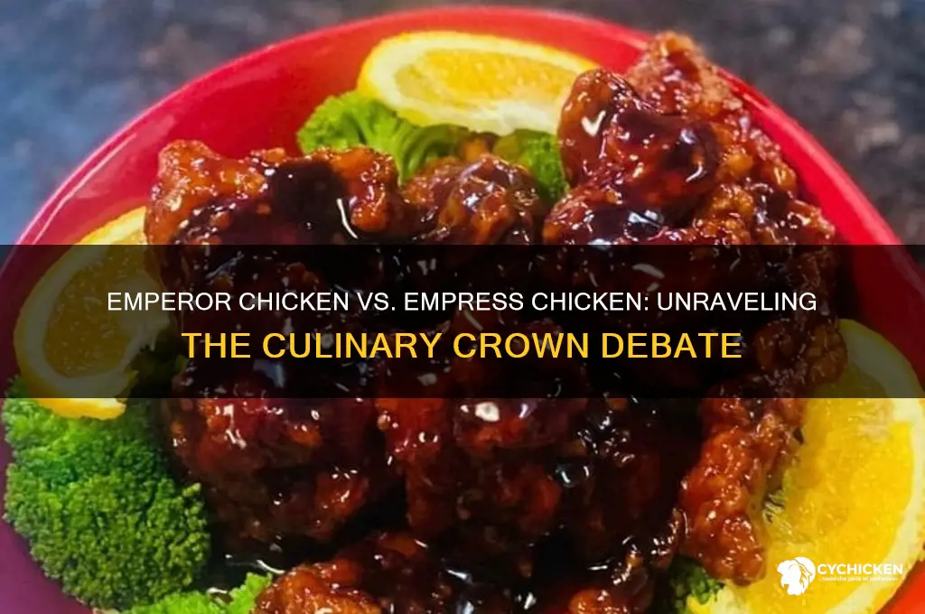 what is emperor chicken v empress chicken