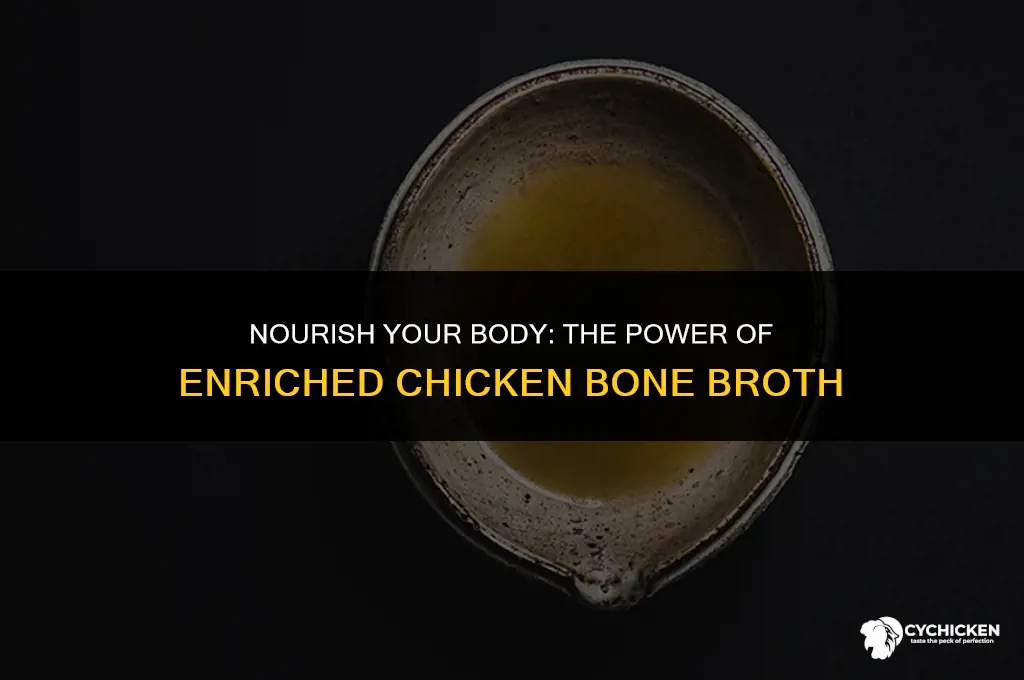 what is enriched chicken bone broth