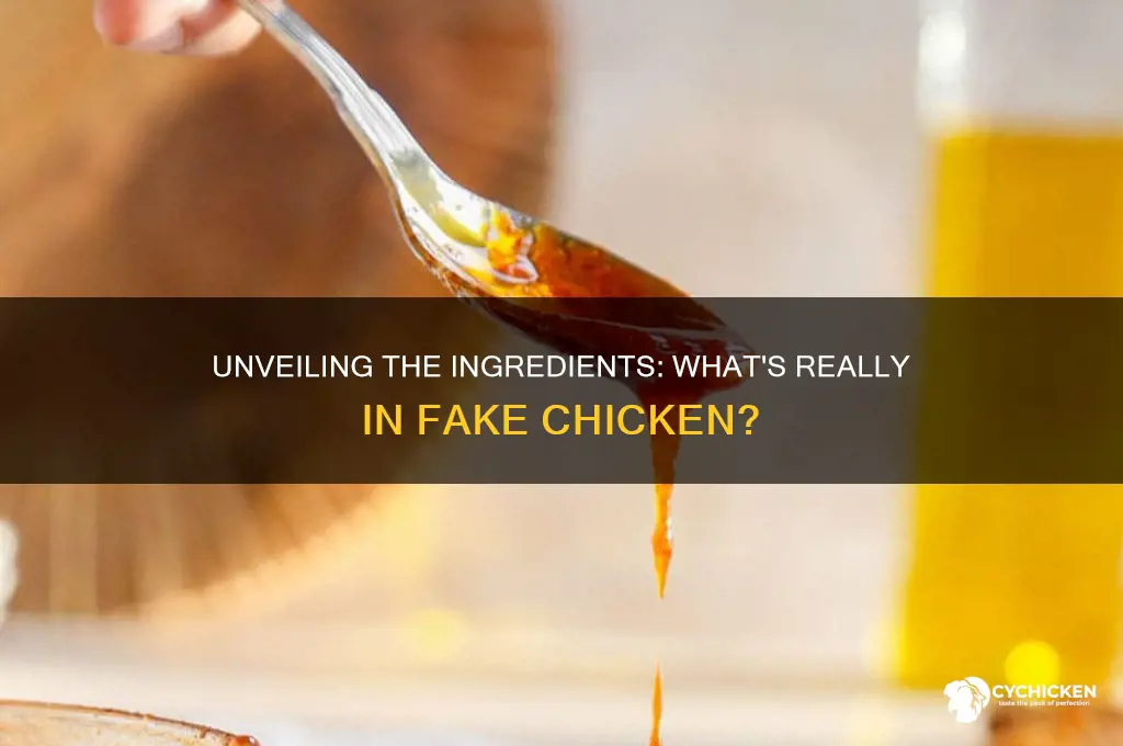 what is fake chicken made out of