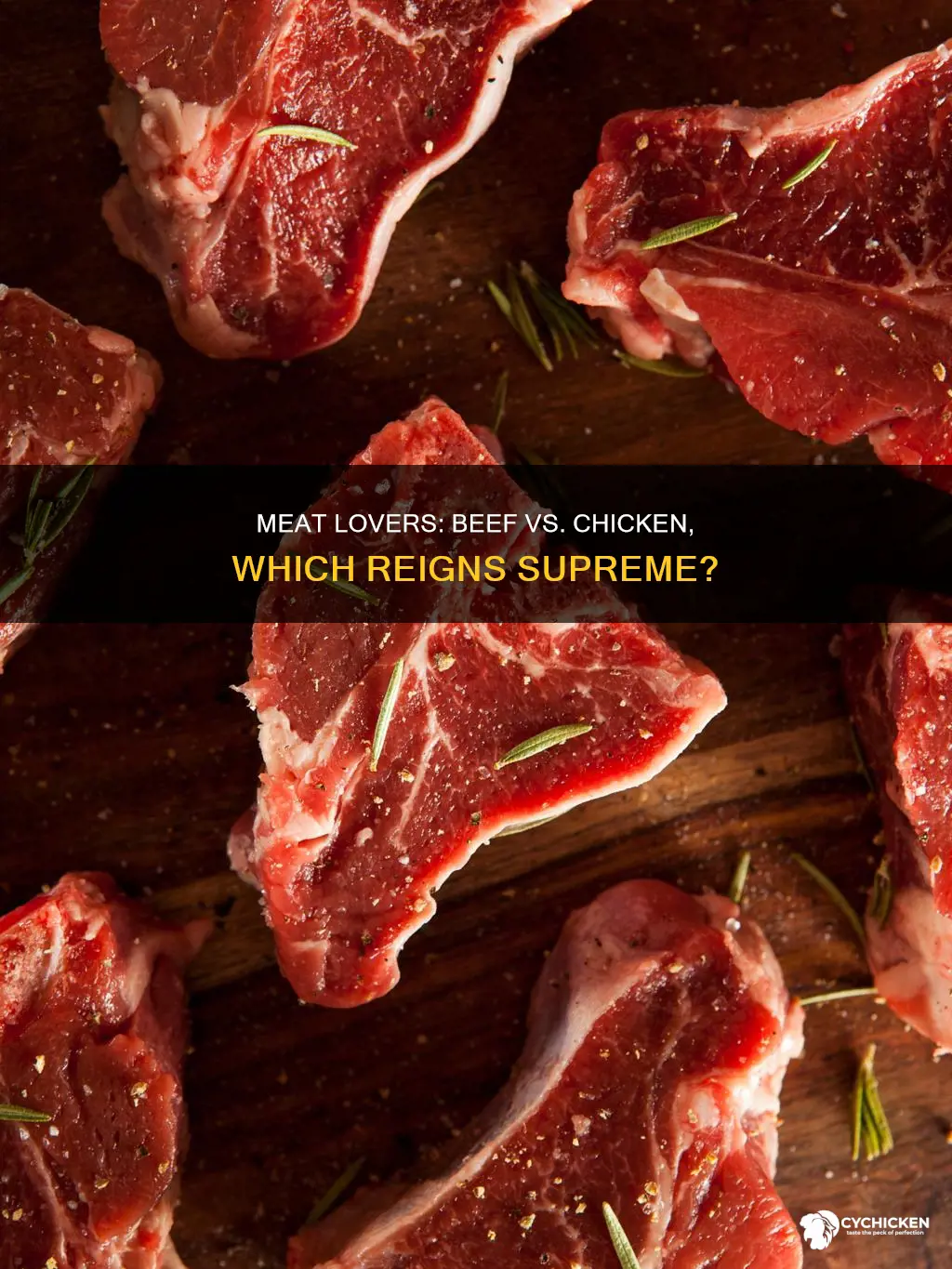 what is favored more by men beef or chicken