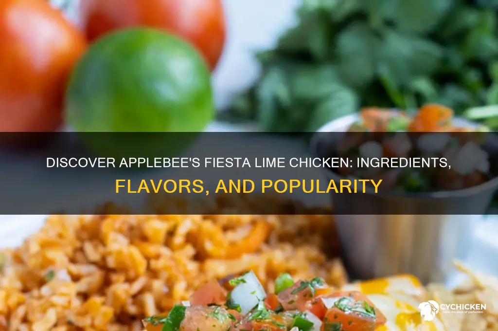 what is fiesta lime chicken at applebee