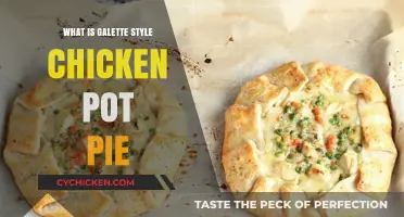 Savor the Comfort: Galette-Style Chicken Pot Pie Delight
