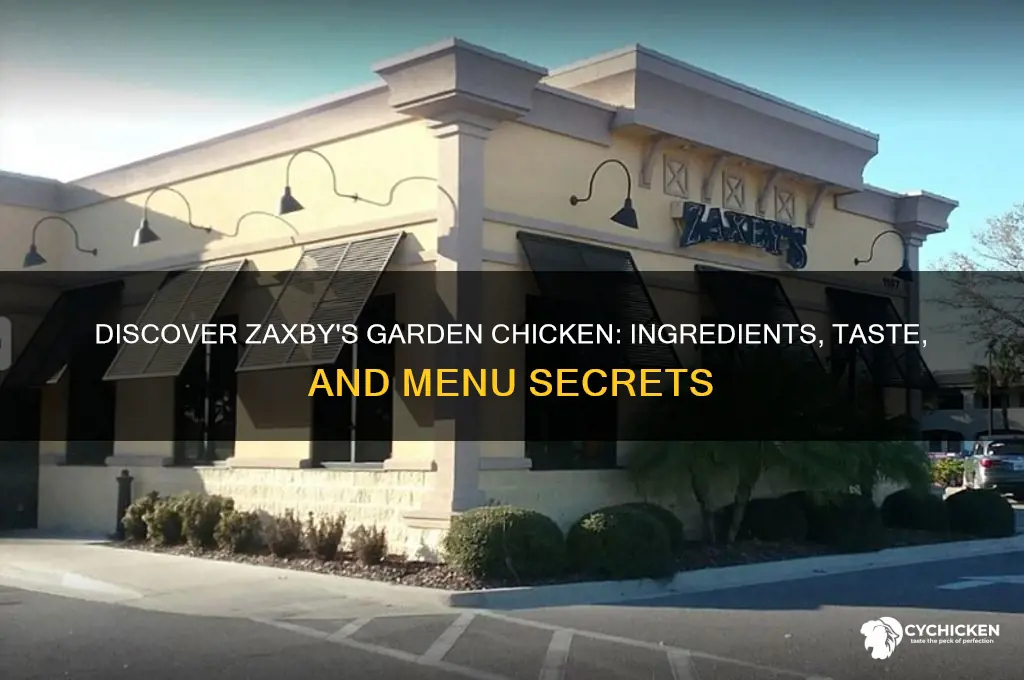 what is garden chicken at zaxby