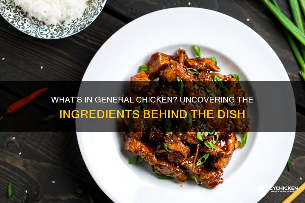 what is general chicken made out of