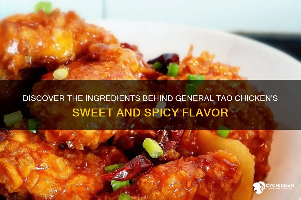 what is general tao chicken made of