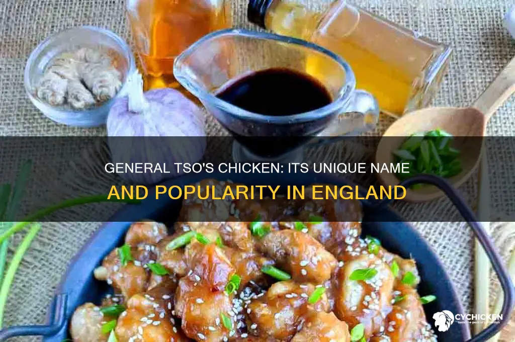 what is general tso chicken called in england