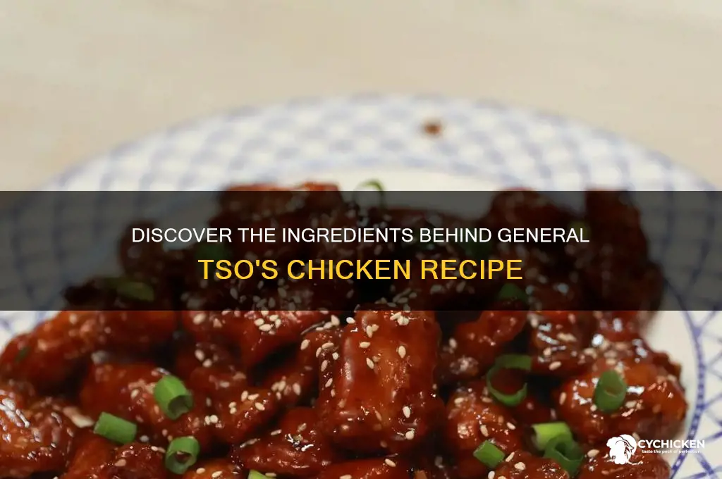 what is general tso chicken made from