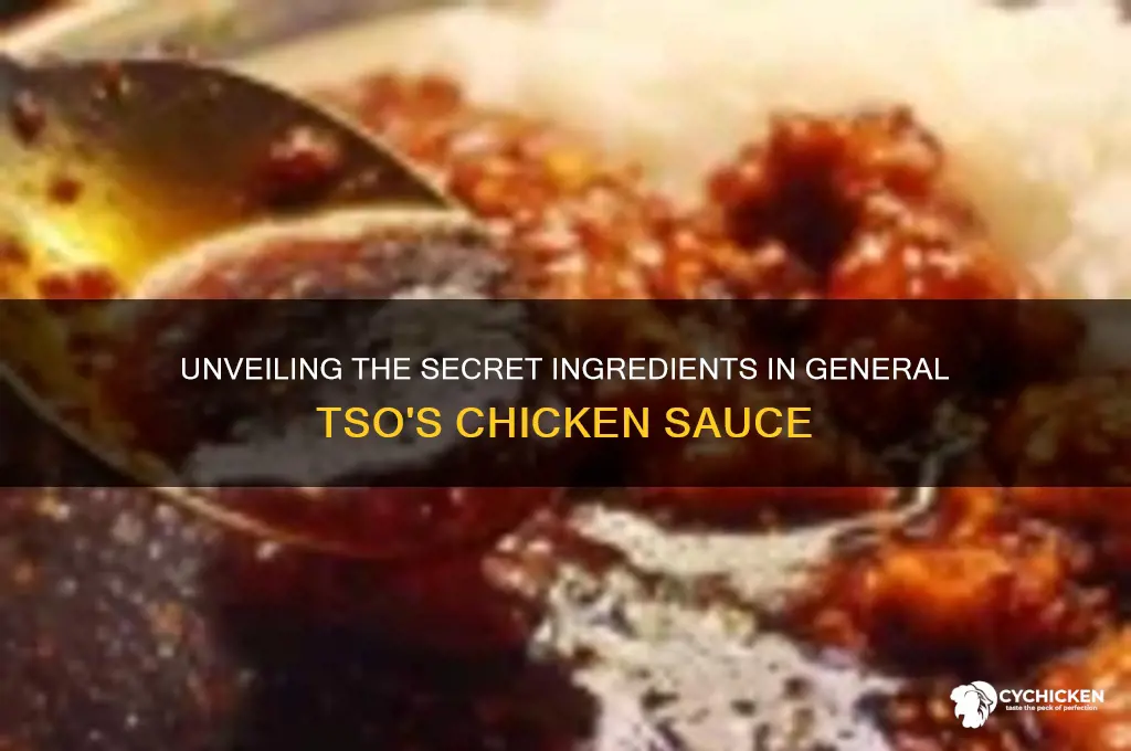 what is general tso chicken sauce made of
