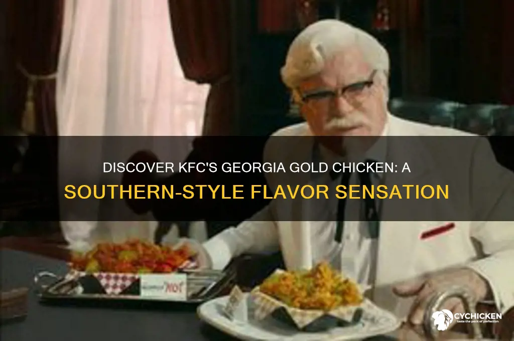what is georgia gold chicken at kfc