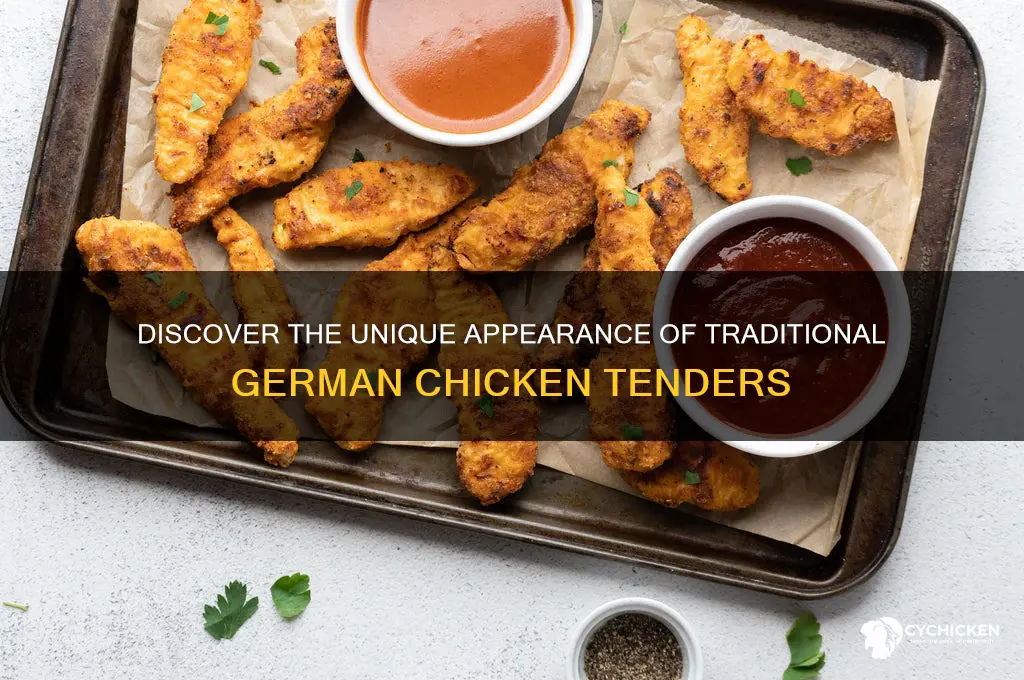 what is german chicken tenders look like