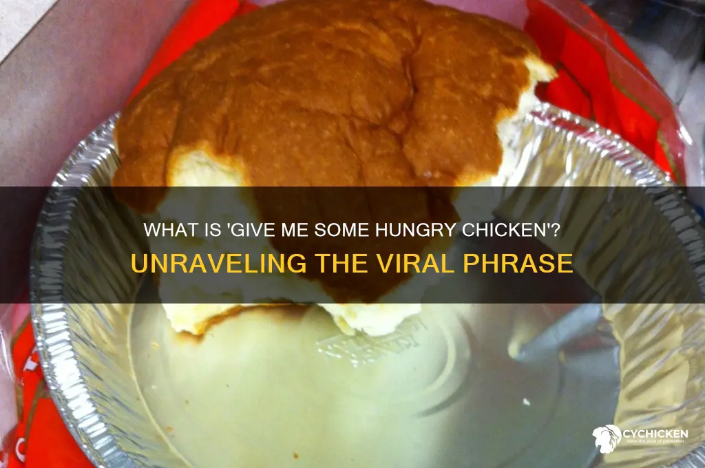 what is give me some hungry chicken