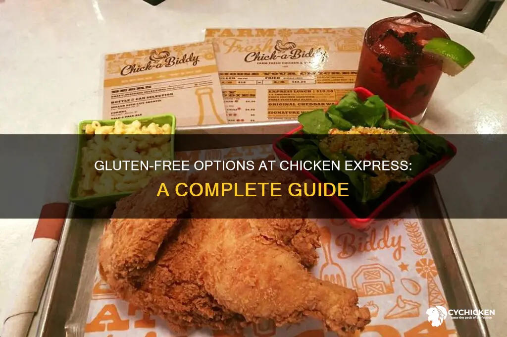 what is gluten free at chicken express