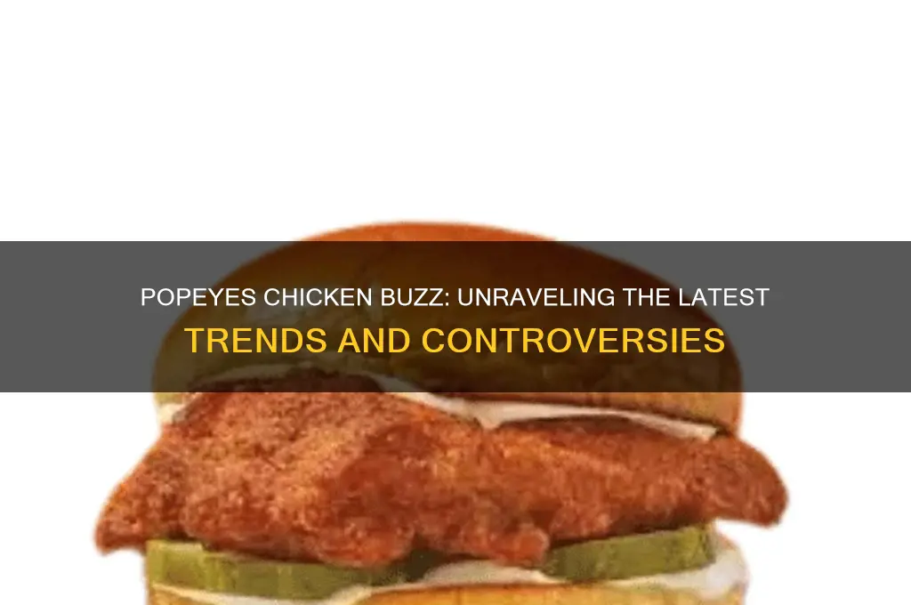 what is going on at popeyes chicken