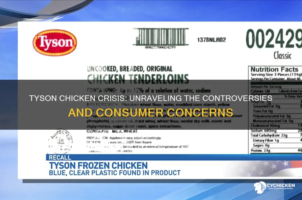 what is going on with tyson chicken