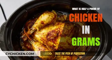 Chicken Conversions: Understanding Half-Pound to Grams