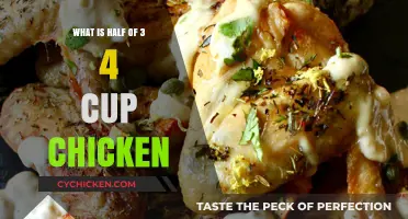 Measuring Chicken: How to Accurately Determine Half of 3/4 Cup