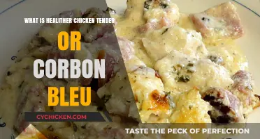 Chicken Tenders vs. Chicken Cordon Bleu: Which is Healthier?