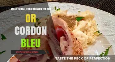 Chicken Tenders vs. Cordon Bleu: Which is the Healthier Choice?
