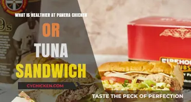Panera Sandwich Showdown: Chicken vs. Tuna – Which is Healthier?