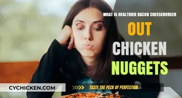 Bacon Cheeseburger vs. Chicken Nuggets: Which Fast Food is Healthier?