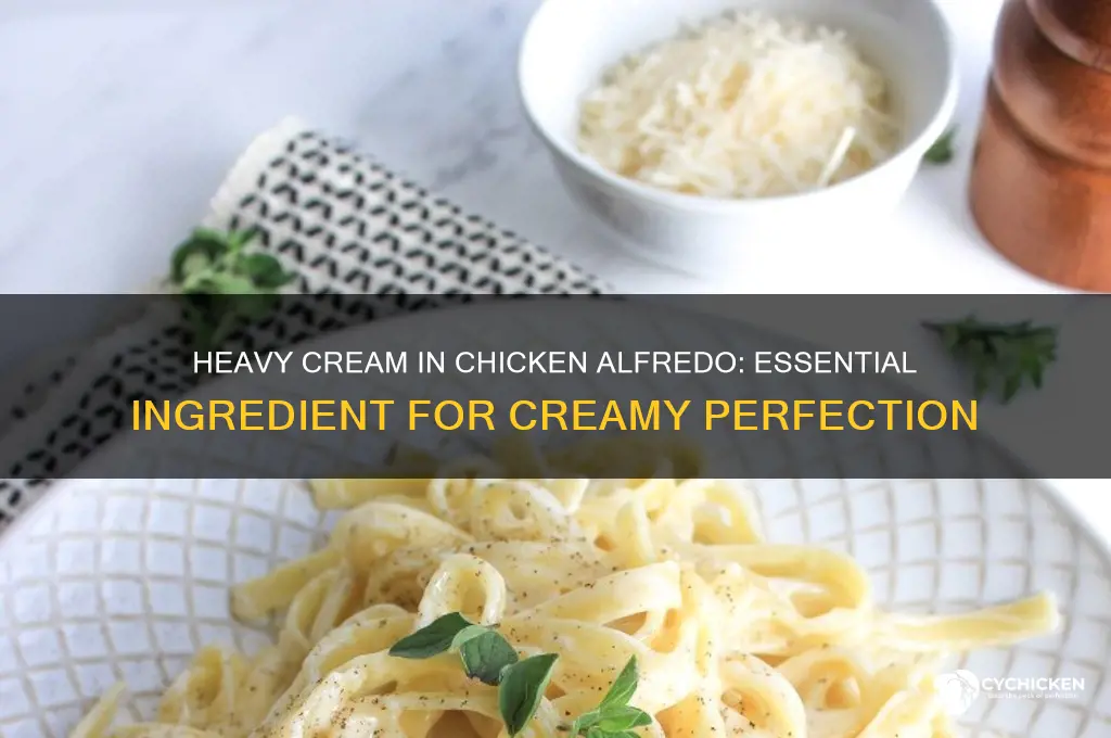 what is heavy cream for chicken alfredo