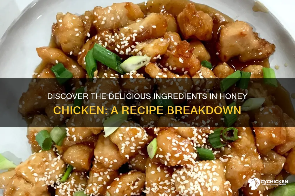 what is honey chicken made out of